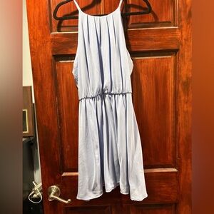 Lush Light Blue Mini Dress